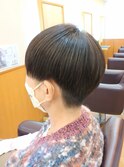 大人かわいい　刈り上げマッシュショート　20代30代40代50代