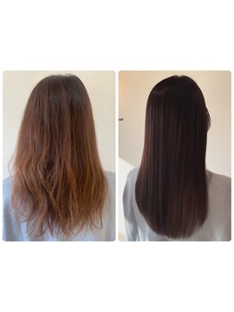 【髪質改善×厳選トリートメント】ダメージ毛を徹底補修し、憧れのツヤとまとまりが叶うサロンtoto