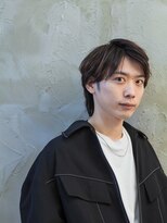 ルーメン 岐阜(ROOO MEN)&nbsp;メンズツーブロックマッシュカットニュアンスパーマ