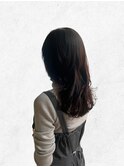 コテ巻き風パーマスタイル