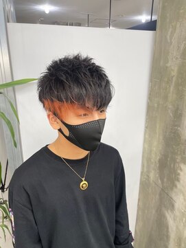 メンズサロン キング 高槻店(Men’s salon K!ng) 波巻きツイストスパイラルパーマ/フェザーパーマ/眉毛/メンズ