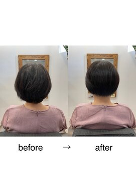 アミエ(ami e) 育毛促進スパ・カット髪質改善・縮毛矯正・白髪染め・白髪ぼかし