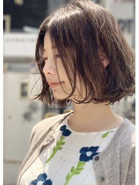 ラリカ(La Rica) パーマでセット簡単なグラボブ