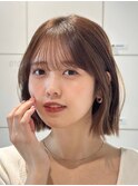 ぱつっとボブ/切りっぱなしボブ/垢抜けボブ/おしゃれボブ/表参道