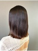 髪質改善/トリートメント/顔まわりカット/暖色/暗髪