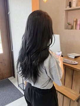 ブローフィー(Blowfy) 【 Blowfy 】シアーブラック 暗髪 ロング