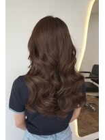 ロア 熊本(LOA)&nbsp;韓国系コテ巻き風パーマ　ナチュラルカール　10代20代30代40代