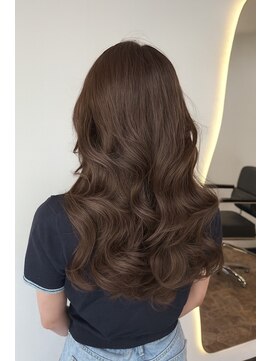 ロア 熊本(LOA) 韓国系コテ巻き風パーマ　ナチュラルカール　10代20代30代40代