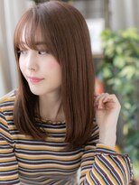 カバーヘア ブリス 大宮西口(COVER HAIR bliss) ★シースルーバング美髪艶カラーナチュラルブラウン20代30代★1