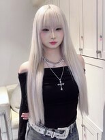 ベレーザ 渋谷(BELEZA)&nbsp;16060ブリーチ＆ダブルカラーホワイトブロンドアッシュブロンド