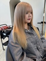 インク サカエ(inq sakae) ロングレイヤー/ミルクティーベージュ