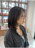 ミディアムレイヤーボブ