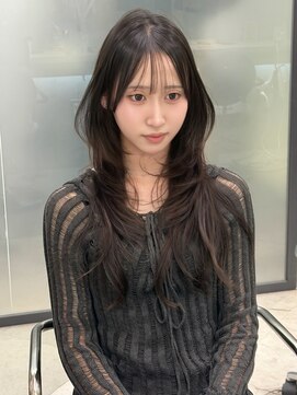 天神美容室 【ayana】ハッシュカット×ナチュラルブラック