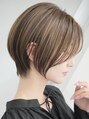 ソワネ 表参道(soigne)&nbsp;自然に馴染みやすい白髪ぼかしハイライトで上品な印象に＊
