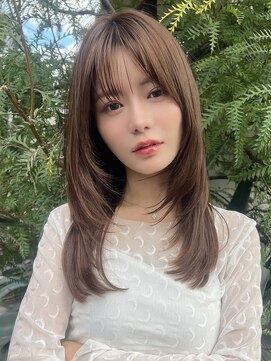 リベルテ(LIBERTE) Liberte 銀座 ロングレイヤー×ココアグレージュ