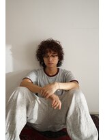 ワビ 本町店(wabi) ミディアムマレットパーマ