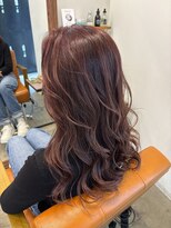 アイノベル(‘Inovel’)&nbsp;レッドブラウン×巻き髪