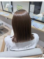 クム 東川口(kum)&nbsp;：Saori：　肩ラインボブ　×　オリーブ