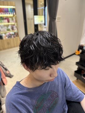 ソルバー(SOLVER) 初パーマにオススメ【マッシュ×緩めシャドウパーマ】