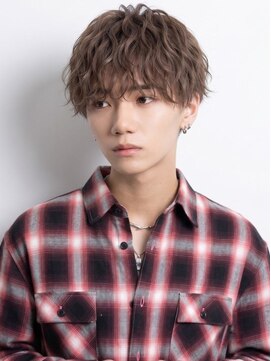 アース オーセンティック 関内店(EARTH Authentic) 波巻き無造作おしゃれナチュラルマッシュ韓国風メンズカット