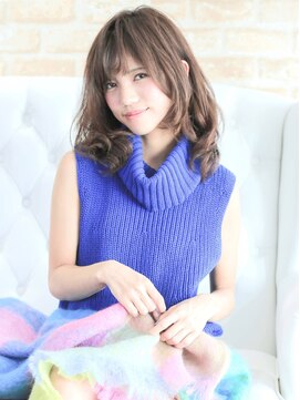 ラ ブレス なんばスカイオ(LaBless) ナチュラルベージュふんわり小顔ミディ