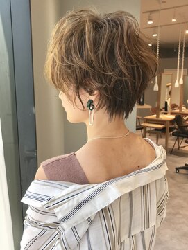 ジアン バイ ミルボン NU茶屋町+(GIEN by milbon) ナチュラルパーマショート