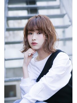 レニーバイエース(LANY by ACE) 【LANY 横浜】 ラフ波ウェーブ×ブラウンベージュ