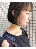 ミニボブ×ローライト×透明感ダークグレージュ◎(横浜/鶴屋町)