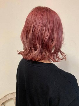 アルピナ 上小塙店(alpina) チェリーピンク×ボブ