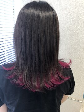 フリーズ 住道店(Freez) インナーカラー★ピンク