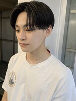 バイフィフス 原宿/表参道(by fifth)&nbsp;◇センターパート ニュアンスパーマ 黒髪 ツーブロック