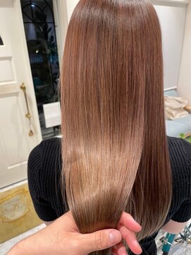 ロンド ストラーダ 心斎橋(Lond strada) マチルダボブ×インナーグレージュ【髪質改善/縮毛矯正】