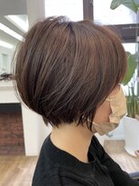 アメリ(Ameri)&nbsp;-Ameri-丸みショート　×   ダークベージュ