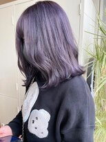 アンジェリカ 鹿児島中央タワー店(ANGELICA)&nbsp;【ANGELICA】切りっぱなしロブ　ロイヤルパープル