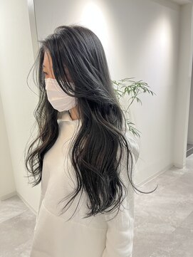 ウム(umu.) 【umu. hair  salon】blue black