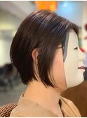 【coma中野】美髪マニッシュショートネイビーカラー