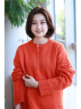 アンヘア(unhair) 大人っぽふんわりボブ