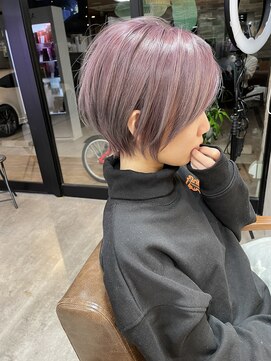 リエンス(RIENS) 【RIENS】ピンクグレーショート×木村康二