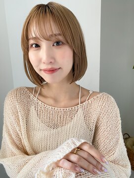 トゥルーズ 梅田店(TLUUS) 【TLUUSホワイトグレージュチェリーブラウンミニウルフ】