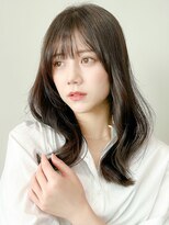 レア 表参道(L'ea)&nbsp;kyousuke〇黒髪クラゲヘアーオリーブグレー小顔ココアベージュ