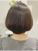 艶カラー/艶髪/ボブ/丸みショート/20代/30代/40代/50代