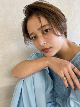 ミラバイグリーン(Mira by green) ショート/ショートボブ/ハンサムショート/ココアベージュ