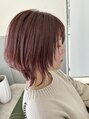 ヘアーアンドビューティー ザ ビー(Hair & Beauty the B) ウルフ×ピンク