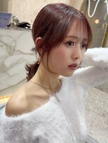 シー バイ ロンド 新宿(Sea by Lond) 韓国風前髪×レイヤーカット【髪質改善/新宿/レイヤーカット】