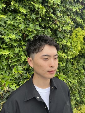 ソイルアヴェダ(Soil AVEDA) メンズアップバングショートナチュラルパーマ