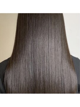 クラヴィア エクラート 梅田店(CLAVIA.ECLART) 縮毛矯正×髪質改善◎黒髪ロング_艶ストレート[梅田]