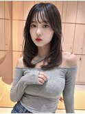 ブリーチなしダブルカラー/韓国ボブ/縮毛矯正/髪質改善/学割U24