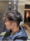 ニュアンスパーマ/スペインカール/スパイキーショート/MEN'S