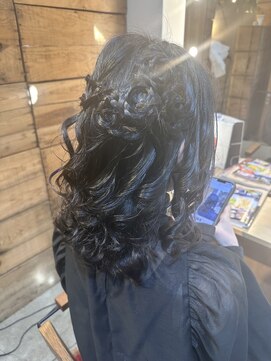 コモン ヘア デザイン(COMMON hair design) ゆるふわ可愛いハーフアップ