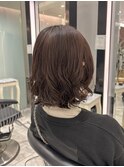 ボブパーマ/コテ巻き風パーマ/プードルパーマ/結べるボブ